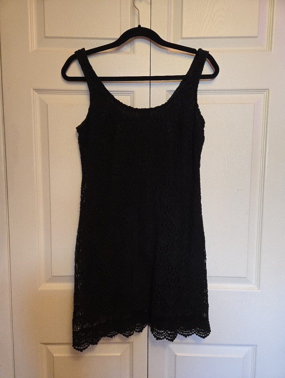 Dynamite Black Lace Mini Dress